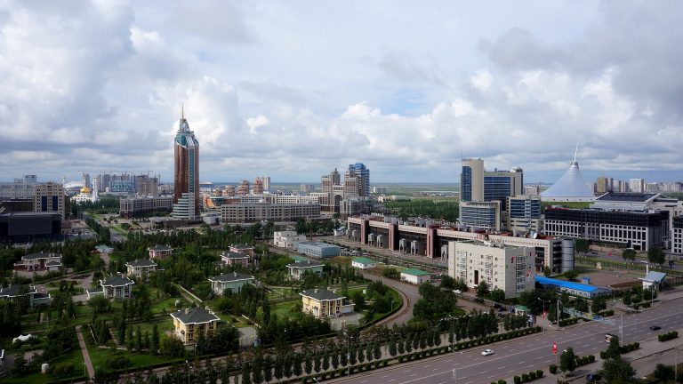 Nur-Sultan, formerly Astana, Aerial View