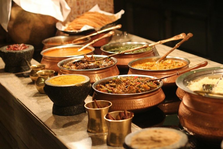 An Indian Buffet, A Feast of Colours