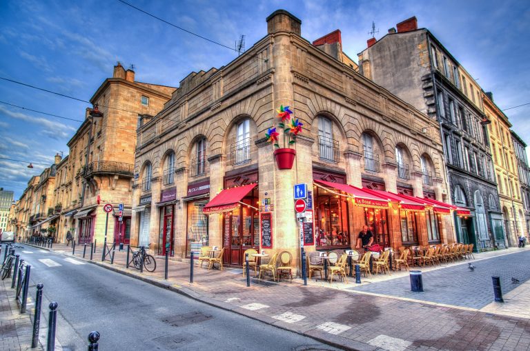 A French Cafe in Bordeaux