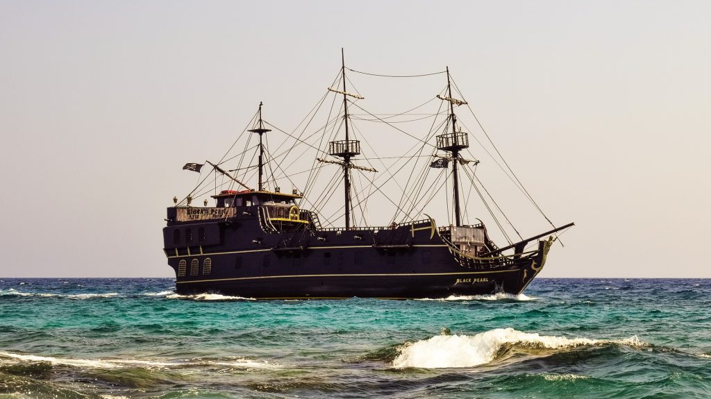 The Black Pearl Dashing the Waves, Ayia Napa-Cyprus