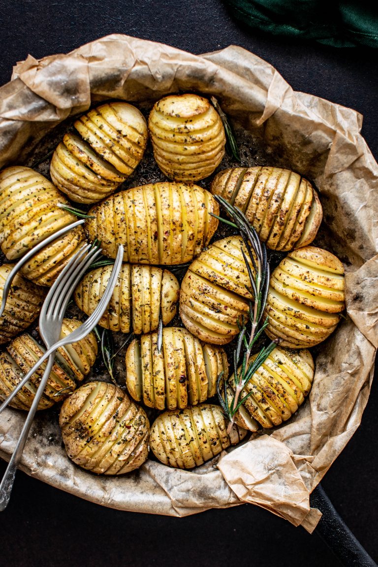 Sliced Potatoes, a Vegan Dish