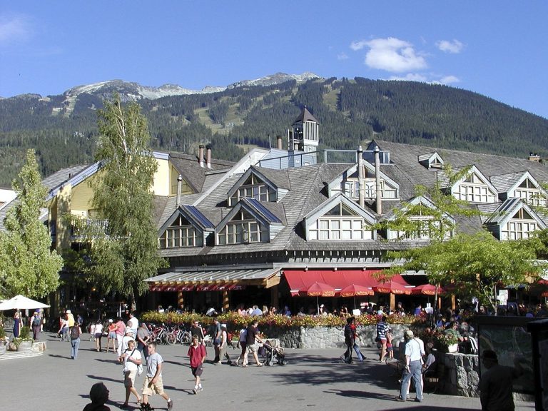 Whistler Town North of Vancouver, British Columbia, Canada