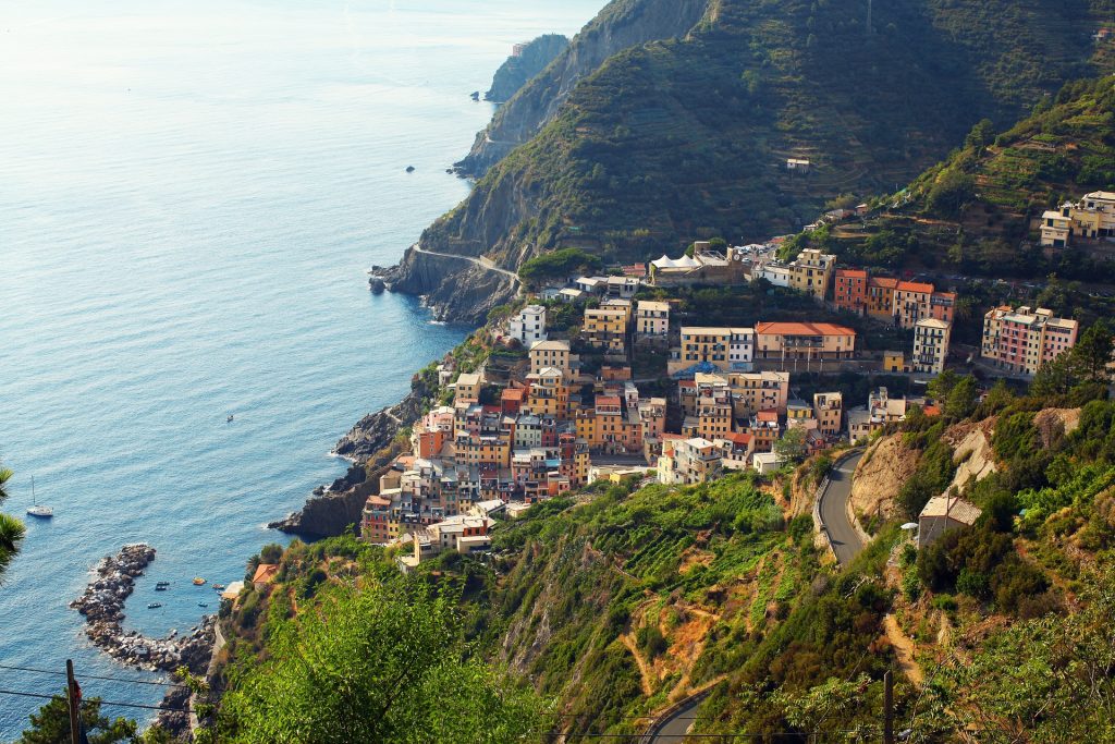 Manarola Town, Riomaggiore, Province of La Spezia, Liguria, Italy