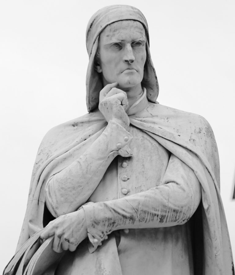Monument of the Italian Poet Dante Alighieri