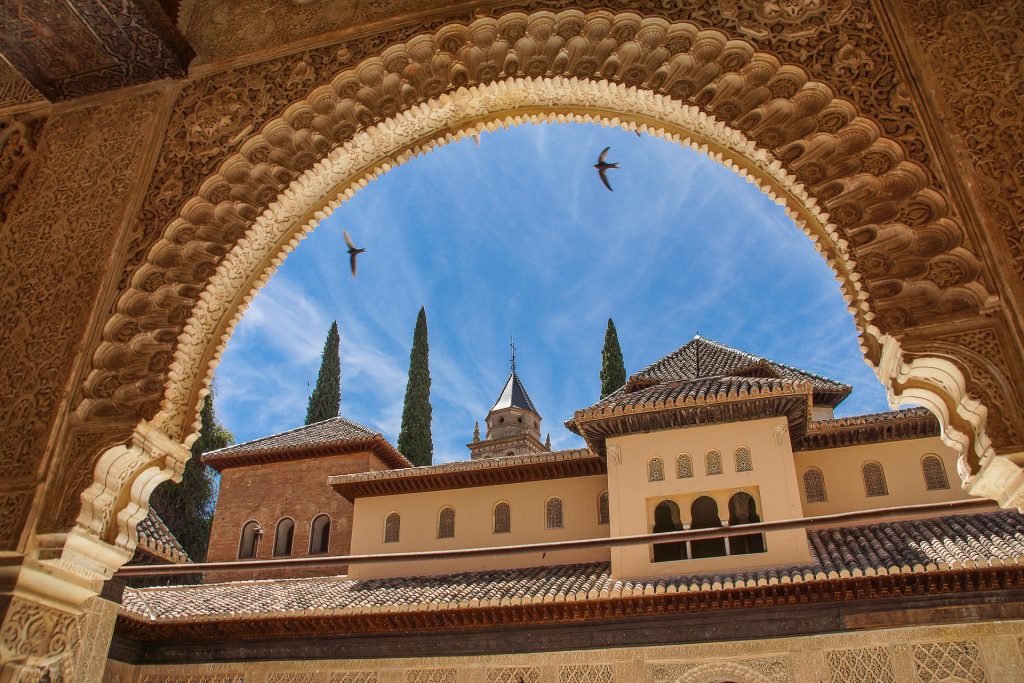 The Alhambra Palace in Granada, Andalusia, Spain