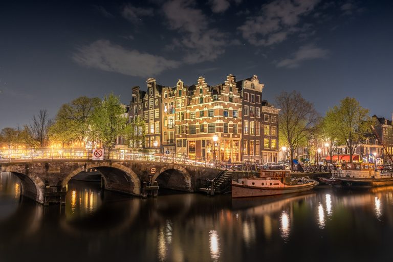 Amsterdam Bridge, A Place Frequently Visited by Tourists