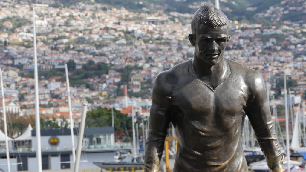 Cristiano Ronaldo Bronze Statue