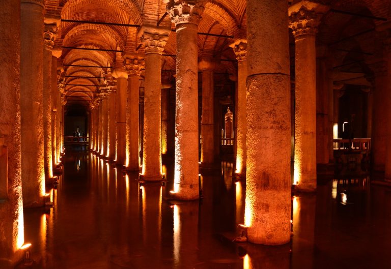 The Basilica Cistern, or Cisterna Basilica