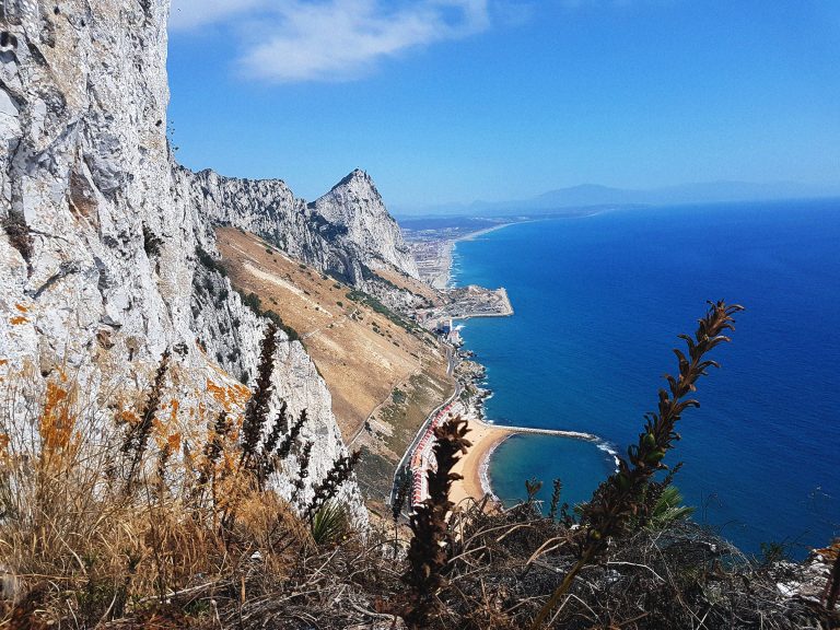 Gibraltar View from the Rock on Mainland Spain by Neil MacCormack via Flickr
