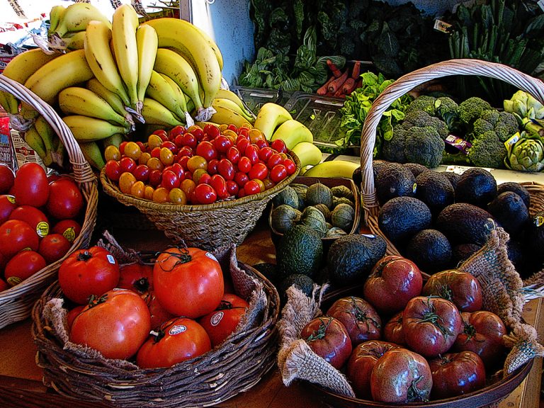 Fruits and Vegetables, Local Produce by Mark via Flickr