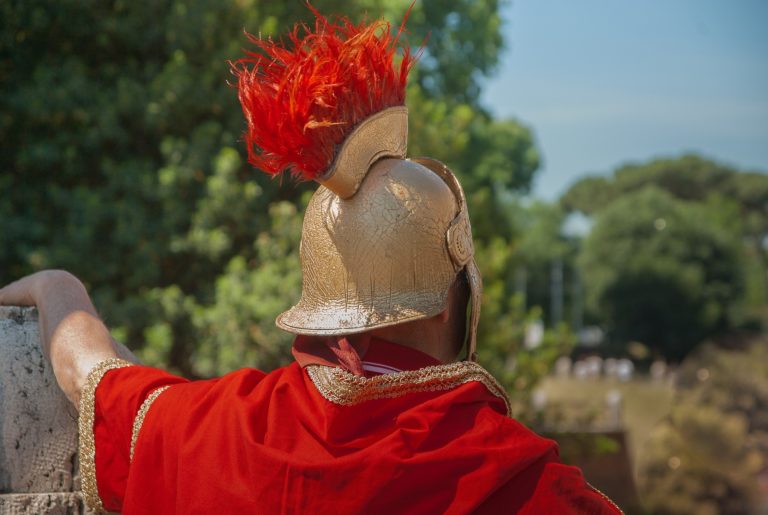 A Roman Soldier Ready for Battle