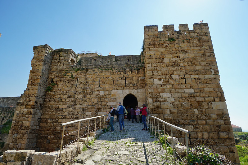 Closer look of the Crusader Castle by Daniel via Flickr