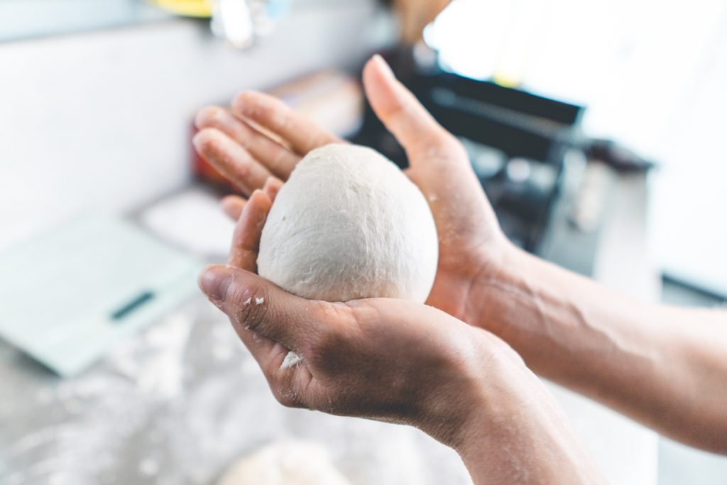 The Italian Burrata Cheese in the Making