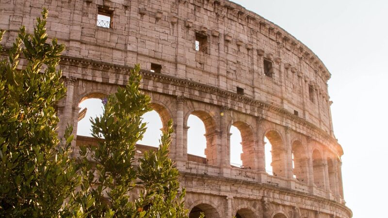 The Colosseum in Rome, Italy