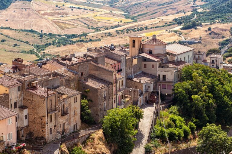 A Village in Sicily, Italy