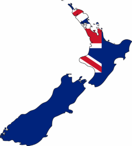The Map of New Zealand